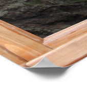 スコティッシュ城オンザクリフビュー窓から ポスター (角)