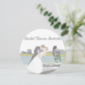 スコティッシュ結婚・ケルトテーマブライダルシャワー 招待状 (スタンド正面)