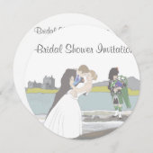 スコティッシュ結婚・ケルトテーマブライダルシャワー 招待状 (正面/裏面)