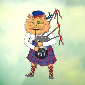 スコティッシュ遊・バグパイプ猫 ウィンドウサイン (シート3)