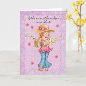 スコティッシュ・ガリック・マザーズ・デイ・カードラブ・ユー・バンチズ カード (黄色い花)