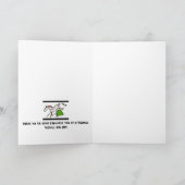 スコティッシュ・キャバー・トッサー、おもしろカード。 カード (内部)