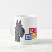 スコティッシュ・テリアレスキューカップ コーヒーマグカップ (正面左)