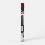 スコティッシュ・テリア遊・ドッグのクリスマス・スノー iPhone 16ケース (右側面)