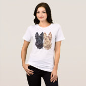 スコティッシュ・テリア トライブレンドTシャツ (正面全面)