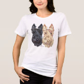 スコティッシュ・テリア トライブレンドTシャツ (正面)