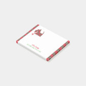 スコティッシュ・テリア・ドッグカパーソナライズされたワイト ポストイット (アングル)