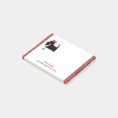 スコティッシュ・テリア・ドッグカパーソナライズされたワイト ポストイット (アングル)