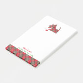 スコティッシュ・テリア・ドッグカパーソナライズされたワイト ポストイット (アングル)