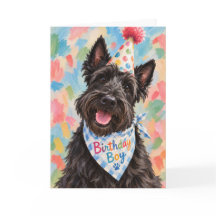 スコティッシュ・テリア 犬の誕生日カード