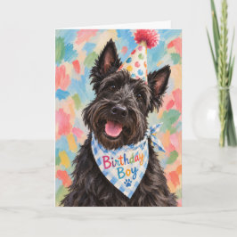 スコティッシュ・テリア 犬の誕生日カード カード