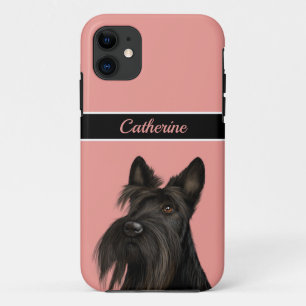 スコティッシュ・テリア(Scotty Dog) – ピンク  iPhone 11 ケース