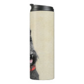 スコティッシュ・テ絵画リアーズ – かわいいオリジナルドッグアート タンブラー (回転右)