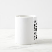 スコティッシュ・ディアハウンドと3人の人好き コーヒーマグカップ (中央)