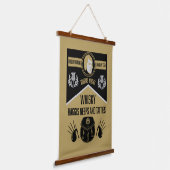 スコティッシュ・バーンズ・ナイト・夕食 吊り下げ型タペストリー (傾斜あり)