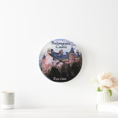 スコティッシュ・ロス藩のバラングオウン城の記念の杯 ラウンド壁時計 (ホーム)