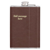 スコティッパーソナライズされたトゴールデン フラスク (裏面)