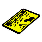 スコティッユーモアのあるトのテリア警告ガード犬 マグネット (左側)