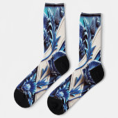 スコティッ地球に優しトのアザラシ付きメンズソックス ソックス (左)