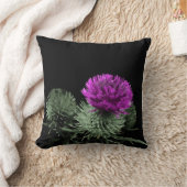 スコティッ素晴らしトのアザミ クッション (ブランケット)