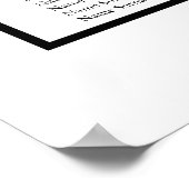 スコティッ結婚ト・キルトのテーブル席計画 ポスター (角)