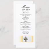 スコティッ結婚ト・ケルト・クロス メニュー (正面/裏面)