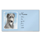 スコティッ絵画トディアハウンド – CuteオリジナルドッグAr マグネット名刺 (正面)