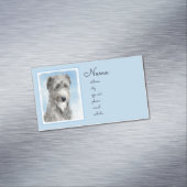 スコティッ絵画トディアハウンド – CuteオリジナルドッグAr マグネット名刺 (インサイチュ)