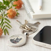 スコティッ絵画ト・テリアの – かわいいオリジナルドッグアート キーホルダー (側面)