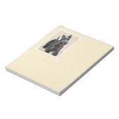 スコティッ絵画ト・テリアの – かわいいオリジナルドッグアート ノートパッド (回転)