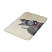 スコティッ絵画ト・テリアの – かわいいオリジナルドッグアート バスマット (アングル)