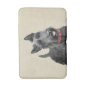 スコティッ絵画ト・テリアの – かわいいオリジナルドッグアート バスマット (正面縦)