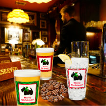 スコティドッグとタータンチェックメリークリスマス