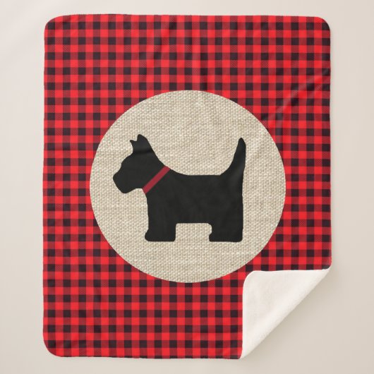 スコティドッグシェルパブランケット シェルパブランケット (正面)