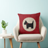 スコティドッグ装飾用クッション クッション (椅子)