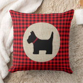 スコティドッグ装飾用クッション クッション (ブランケット)