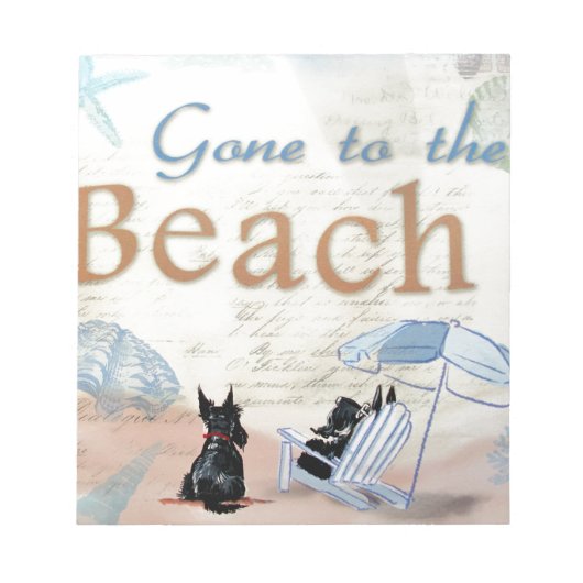 スコティビーチ ノートパッド (正面)