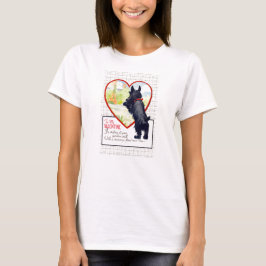 スコティー・ドッグ バレンタイン スコティッシュ・テリア Tシャツ