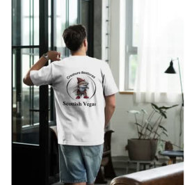 スコティ予測できなッシュタータンチェックのサメ | 皮肉おもしろい Tシャツ