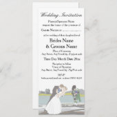 スコティ伝統的ッシュとケルト結婚ックのテーマ 招待状 (正面/裏面)