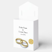 スコティ伝統的ッシュとケルト結婚ックのリングや輪テーマ フェイバーボックス (オープン)