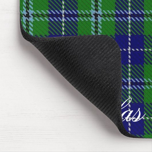 スコティ威厳のあるットクランダグラスタータンチェック マウスパッド (コーナー)