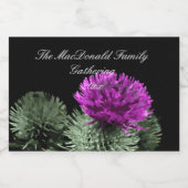 スコティ素晴らしットティスル族一族 リキュールボトルラベル (シングルラベル)