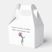 スコティ結婚ッシュのお土産、贈り物、景品 フェイバーボックス (正面サイド)