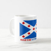 スコティ誇りを持ったッシュ・カナダ人になるために！ コーヒーマグカップ (正面左)