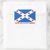スコティ誇りを持ったッシュ・カナダ人になるために！ スクエアシール (バッグ)