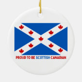 スコティ誇りを持ったッシュ・カナダ人になるために！ セラミックオーナメント (裏面)