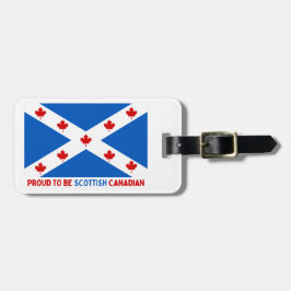 スコティ誇りを持ったッシュ・カナダ人になるために! ラゲッジタグ
