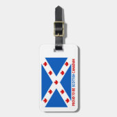 スコティ誇りを持ったッシュ・カナダ人になるために！ ラゲッジタグ (正面縦)