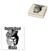 スコティ誇りを持ったットクランガンアート ラバースタンプ (押印)